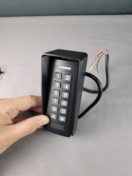 Козырек для пластиковой кодовой панели (черный) TS-KBD-EMF Plastic