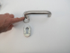 Ручка дверная  DOORLOCK 038UR/F PZ U-form, матовая, из нержавеющей стали