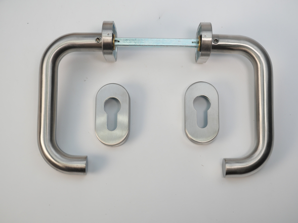 Ручка дверная  DOORLOCK 038UR/F PZ U-form, матовая, из нержавеющей стали