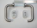 Ручка дверная  DOORLOCK 038UR/F PZ U-form, матовая, из нержавеющей стали
