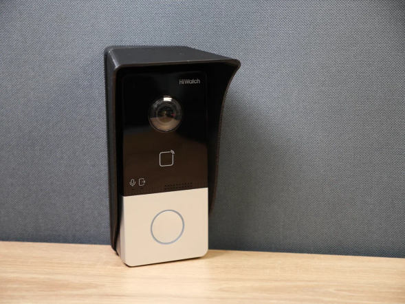 Защитный козырек с уголком для вызывной панели HikVision_HiWatch_iFlow (черный)