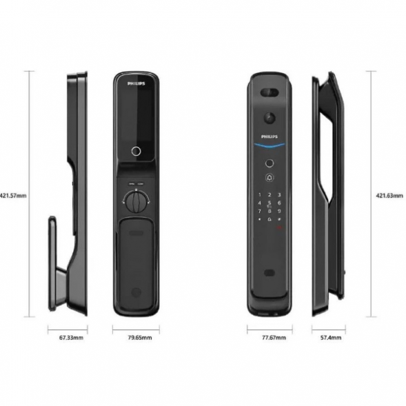 Philips EasyKey DDL709 Биометрический умный замок с технологией распознавания лица