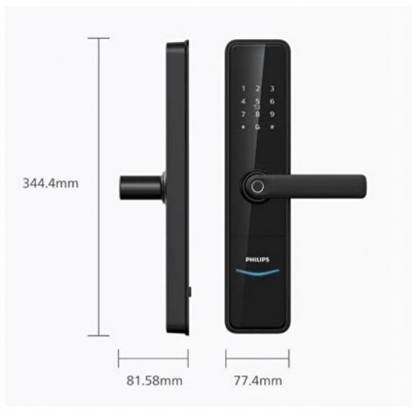 Philips EasyKey DDL 603E Умный электронный замок с биометрией, RFID, автозакрытием и приложением