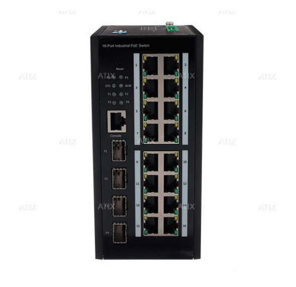 AT-NS-16GP-4GS/I-480 (F) Atix PoE коммутатор