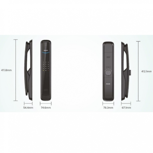 Philips EasyKey DDL702FVP умный замок с технологией распознавания лиц