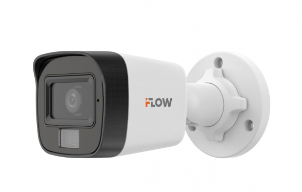 F-IC-1142M(E)(4mm) iFlow 4 Мп цилиндрическая IP-камера с фиксированным объективом и двумя подсветками