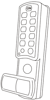 Z-595 iButton — замок электромеханический для мебели, считыватель брелоков iButton