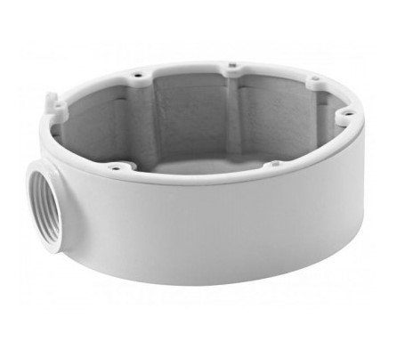 HiWatch DS-1280ZJ-DM18 302700356 Монтажная коробка, белая, для купольных камер, алюминий, Φ115