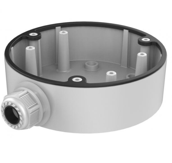 HiWatch DS-1280ZJ-DM21 302700398 Монтажная коробка, белая, для купольных камер, алюминий