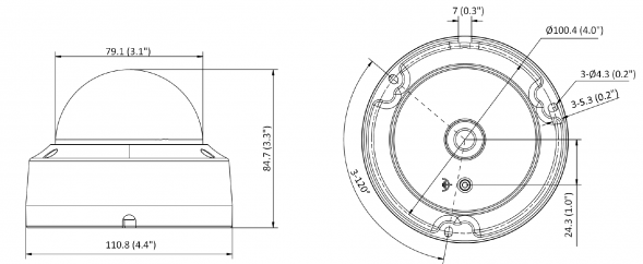 DS-I202(E)(2.8mm) HiWatch Купольная IP-камера 