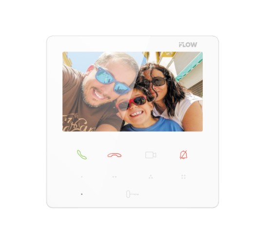 F-VI-3321IPWE1/White iFlow 4.3“ IP видеодомофон с WI-FI