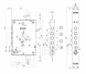 Mottura 8597ENL8BN Электромеханический замок