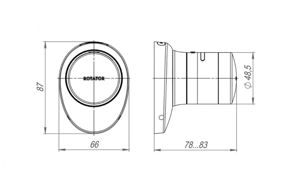 Электронный замок Armadillo ROTATOR EL.RT01.01 SN матовый никель