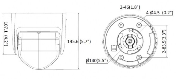 iFlow F-IC-2344PCMS/A(2.8mm) уличная панорамная цилиндрическая IP-камера 4Мп