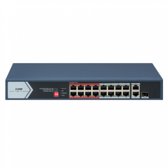 iFLOW F-SW-EU418POE-V/L Неуправляемый коммутатор