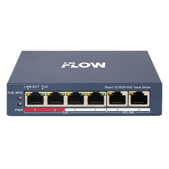 iFLOW F-SW-EM206POE-VM/L Смарт-управляемый коммутатор
