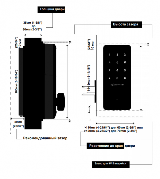 Igloohome Deadbolt 2S электронный замок